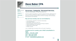 Desktop Screenshot of davebakercpa.com